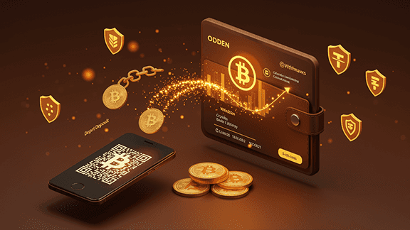 How to Deposit and Withdraw Cryptocurrency at Odden
